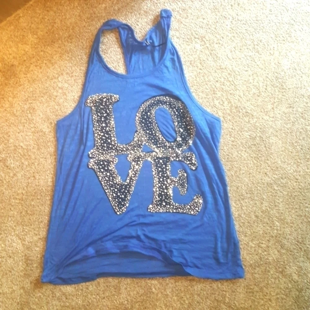 LOVE graphic racerback top - Picture 4 of 5